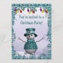 Search for whimsical snowman christmas invitations Cute