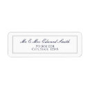 Search for border return address labels Classic