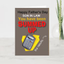 Search for son fathers day cards Son in law