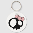 Search for pink skull key rings Bow