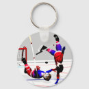 Search for hockey player key rings Funny
