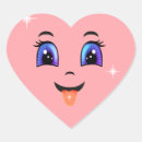 Search for happy face hearts stickers Cute
