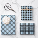 Search for icy blue wrapping paper Plaid