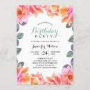 Search for winter 50th birthday invitations Floral