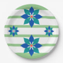 Search for green and white striped plates Flowers