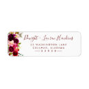 Search for marsala return address labels Flowers