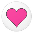 Search for hot pink knobs and pulls Hearts