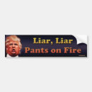 Search for liar liar bumper stickers President