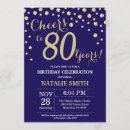 Search for navy blue birthday invitations Adult birthday party