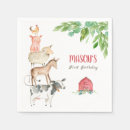 Search for farm animals napkins Boy