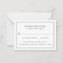 Search for black rsvp cards Formal