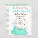 Search for boy ice cream party invitations Two scoops