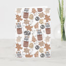 Search for hot cocoa christmas cards Gingerbread man