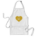 Search for 50th wedding anniversary aprons Couple