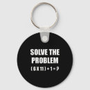 Search for math problem key rings Funny