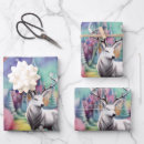 Search for stag wrapping paper Blue