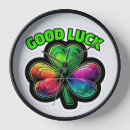 Search for good luck clocks Clover
