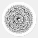 Search for intricate patterns stickers White