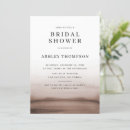Search for brown bridal shower invitations Minimalist