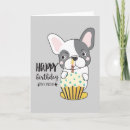 Search for funny cupcake cards Dog