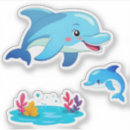 Search for under water stickers Dolphin