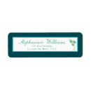 Search for peacock wedding return address labels Teal