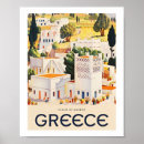 Search for old retro classic advertisement posters Greece grece greek coast