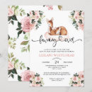 Search for fawn baby shower invitations Pink floral
