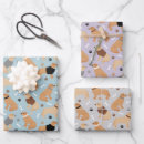 Search for golden retriever wrapping paper Blue