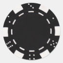 Search for poker chip stickers Black