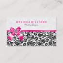 Search for bows business cards Elegant