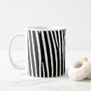 Search for black zebra stripe mugs Black and white