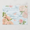 Search for vintage floral postcards French