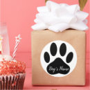 Search for black paw stickers Pawprint