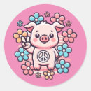 Search for cute pigs stickers Pink