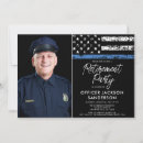 Search for police officer retirement invitations Policeman