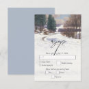 Search for snow rsvp cards Elegant