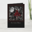 Search for gothic girl birthday cards Dark
