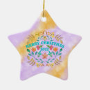 Search for purple star christmas tree decorations Gold