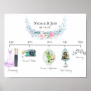 Search for schedule wedding signs Watercolor