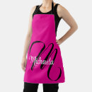Search for hot pink and black aprons Modern