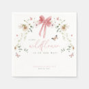 Search for baby girl shower napkins Whimsical