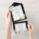 Search for black and cream wedding invitations Ivory