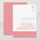 Search for grey coral save the dates Modern