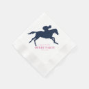 Search for horse racing napkins Pink