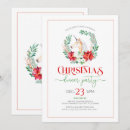 Search for unicorn christmas invitations Poinsettia
