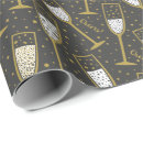 Search for new years eve wrapping paper Gold