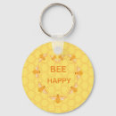 Search for bee happy key rings Yellow