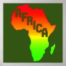 Search for african safari posters Map of africa