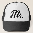 Search for matching couple hats Mr and mrs